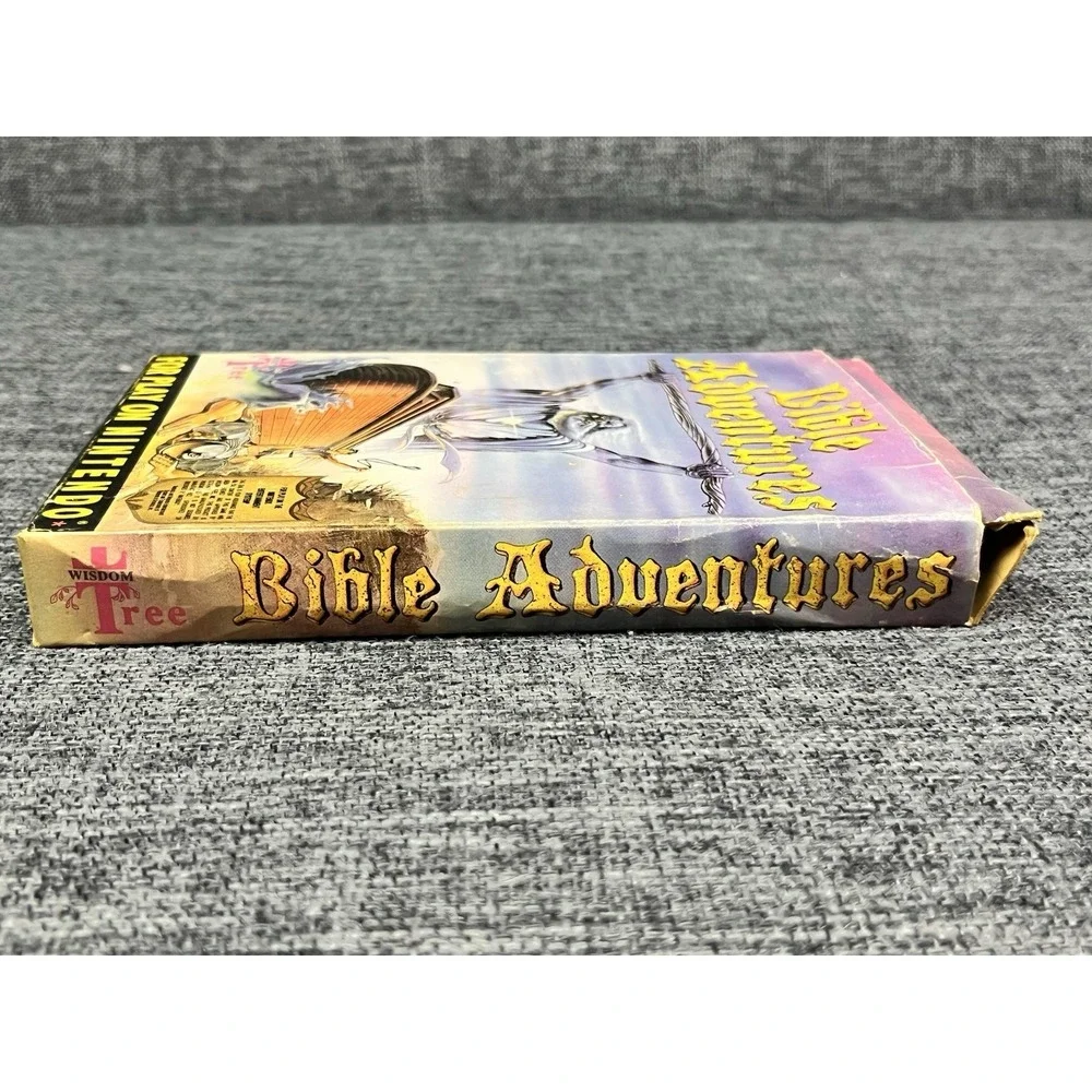Bible Adventures (Nintendo Entertainment System, 1990) NES Blue Cart W/ Box